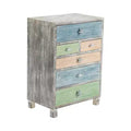 Crestview Collection Gray Solid Wood 6 Drawer Accent Chest