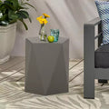 Christopher Knight Home Jara Modern Lightweight Concrete Pentagonal Side Table