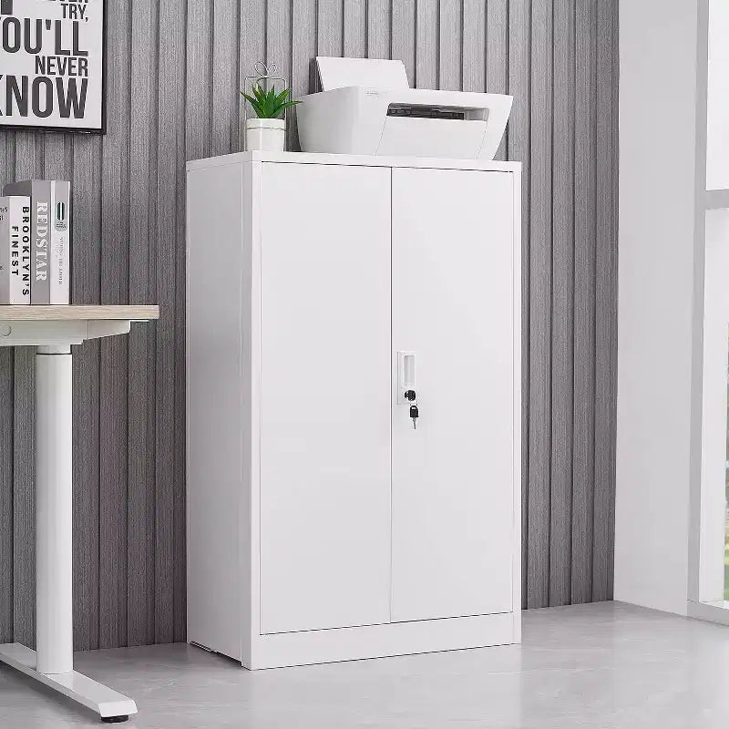 Armoire de rangement pliable - Blanche Idéale pour les petits appartements, garages et buanderies