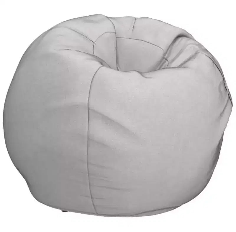 Pouf rond pour adultes, fauteuil paresseux avec mousse haute densité, chaise de salon moderne pour le salon