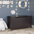 Wooden Toy Box Storage With Safety Hinge, Lid Storage Bench For Bedroom Living Room Playroom Boys & Girls, Toddlers Toy Storage Chest