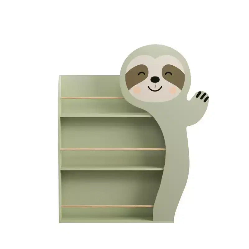 Étagère à livres paresseux pour enfants, meuble de rangement à 3 niveaux pour livres, avec kit anti-basculement, étagère en bois pour chambre d'enfant, salle de jeux et coin lecture, vert